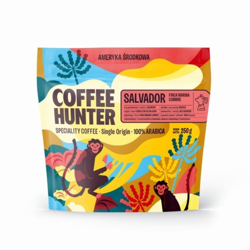 Przejdź do produktu Kawa ziarnista COFFEE HUNTER Salvador Finca Marina Cumbre Espresso 250g
