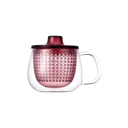 Kubek do herbaty Kinto Unitea Czerwony - 350 ml