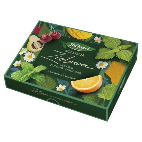 Przejdź do produktu Kolekcja herbatek ziołowych Herbapol 30szt.