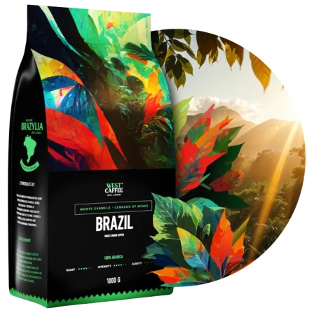 Kawa ziarnista West Caffee Brazylia 1 kg