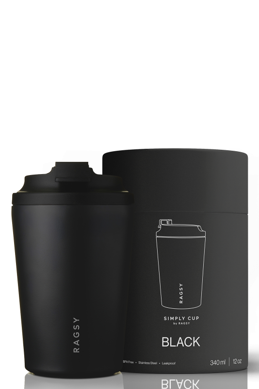 Kubek Termiczny Simply Cup - Black 340 ml
