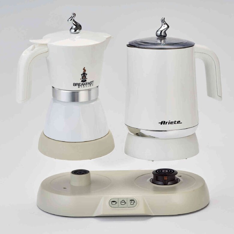 Elektryczna kawiarka ze spieniaczem Ariete 1344 - Breakfast Station 3w1