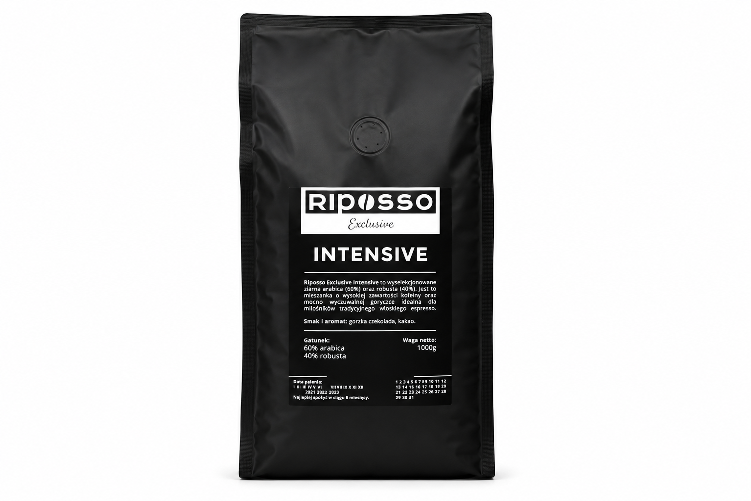 Riposso Exclusive Intensive 1kg - ŚWIEŻO PALONA