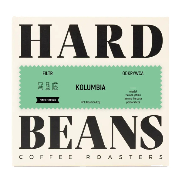 Hard Beans Kolumbia Pink Bourbon Koji Kawa ziarnista 200g