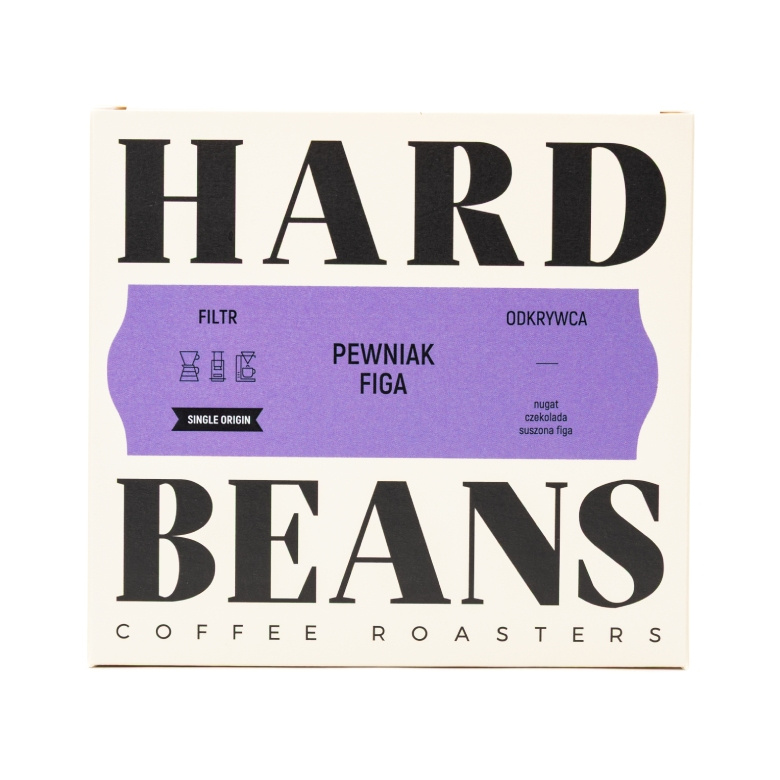 Hard Beans Pewniak Figa Filtr Kawa ziarnista 250g