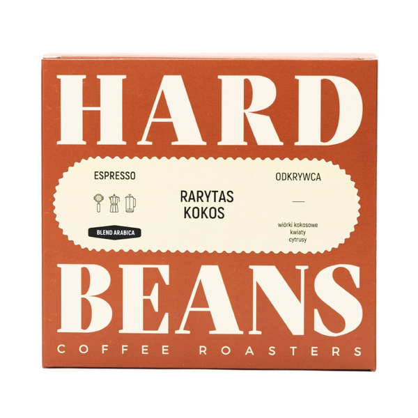 Hard Beans Rarytas Kokos Espresso Kawa ziarnista 250g
