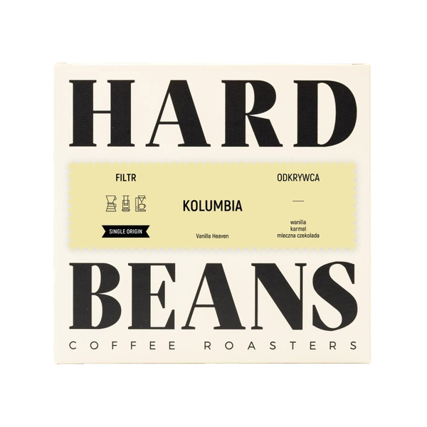 Hard Beans Kolumbia Vanilla Heaven Kawa ziarnista 200g