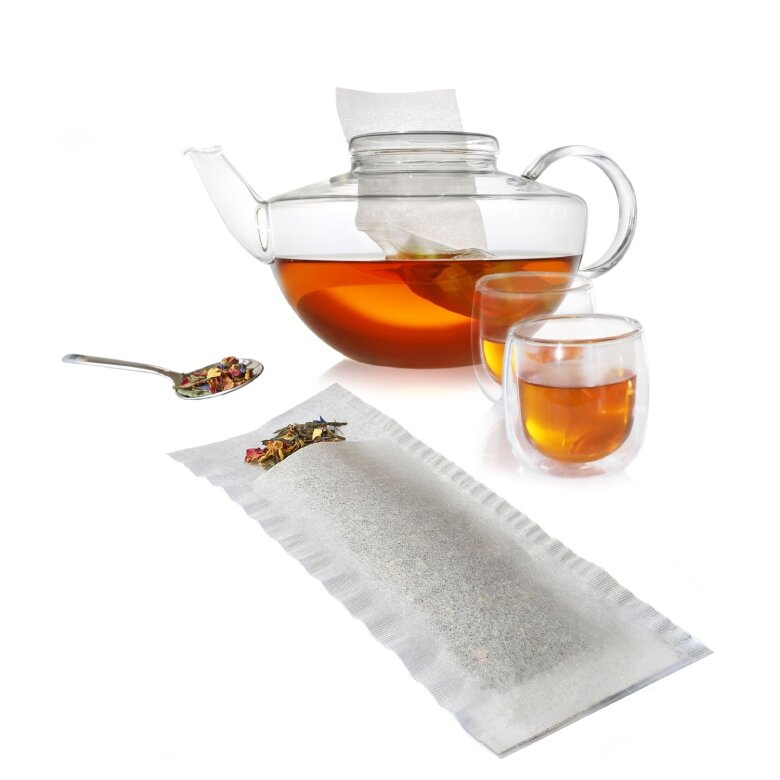 Filtry do herbaty Finum Teaflip L 40 szt. - Białe