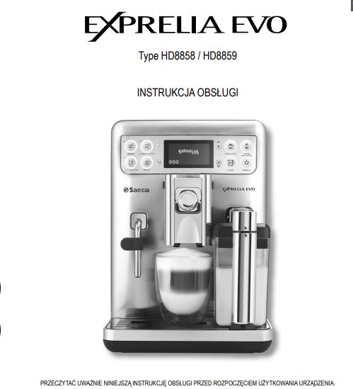 Jaka kawa ziarnista do ekspresu Saeco EXPRELIA EVO HD8858 / HD8859?